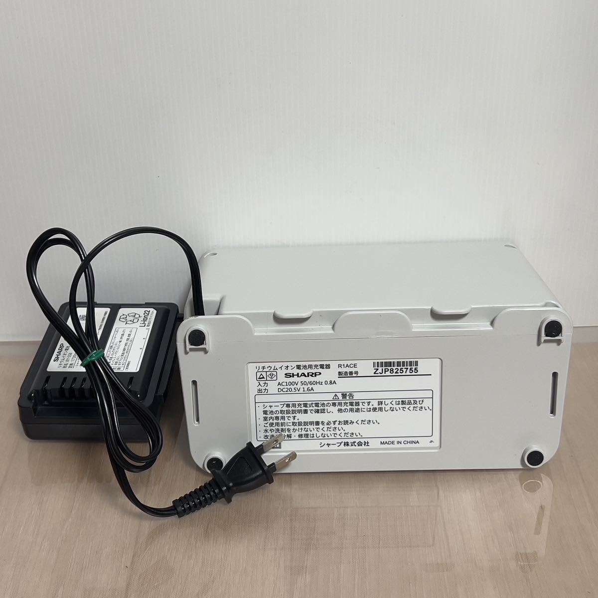 SHARP コードレス掃除機 充電器 充電用電池 BY-5SB R1ACE - 通販