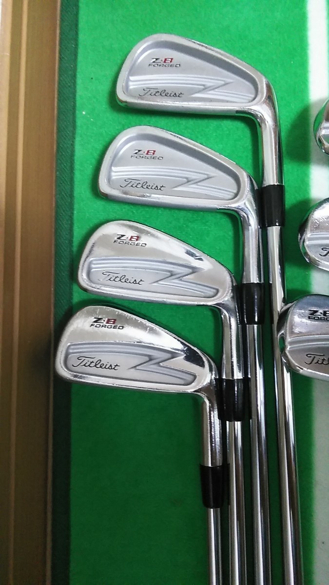 ☆名器　Titleist　タイトリスト　ZBフォージド　トゥルーテンパー　PROJECT　X　プロジェクトX　5.5　4I〜PW　7本セット☆_画像2