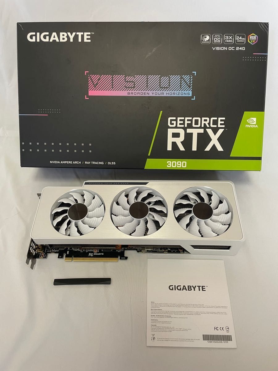 【動作確認済USED】GIGABYTE GeForce RTX 3090 VISION OC 24G