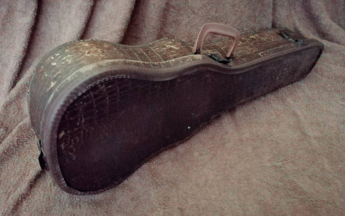 ☆Gibson Ukulele Chipboard Alligator Case 1940s~1950s 