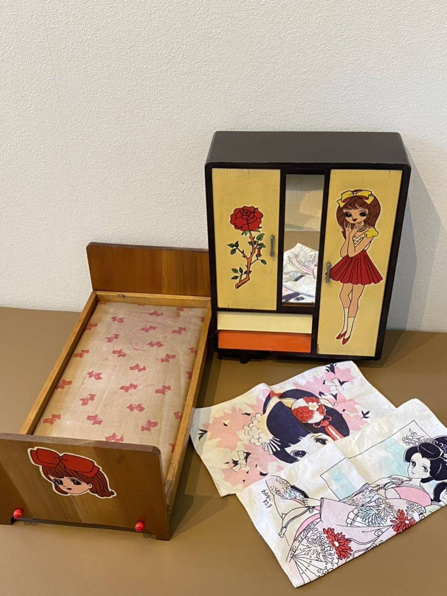 ドールハウス ミニチュア 昭和レトロ タンス 木製ミニチュア