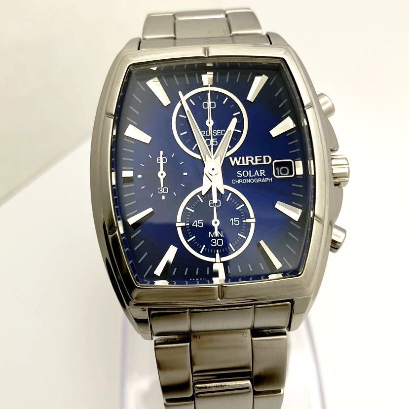 美品 ソーラー 送料込 セイコー SEIKO ワイアード WIRED クロノ 美品 ソーラー 送料込 セイコー SEIKO ワイアード WIRED クロノ