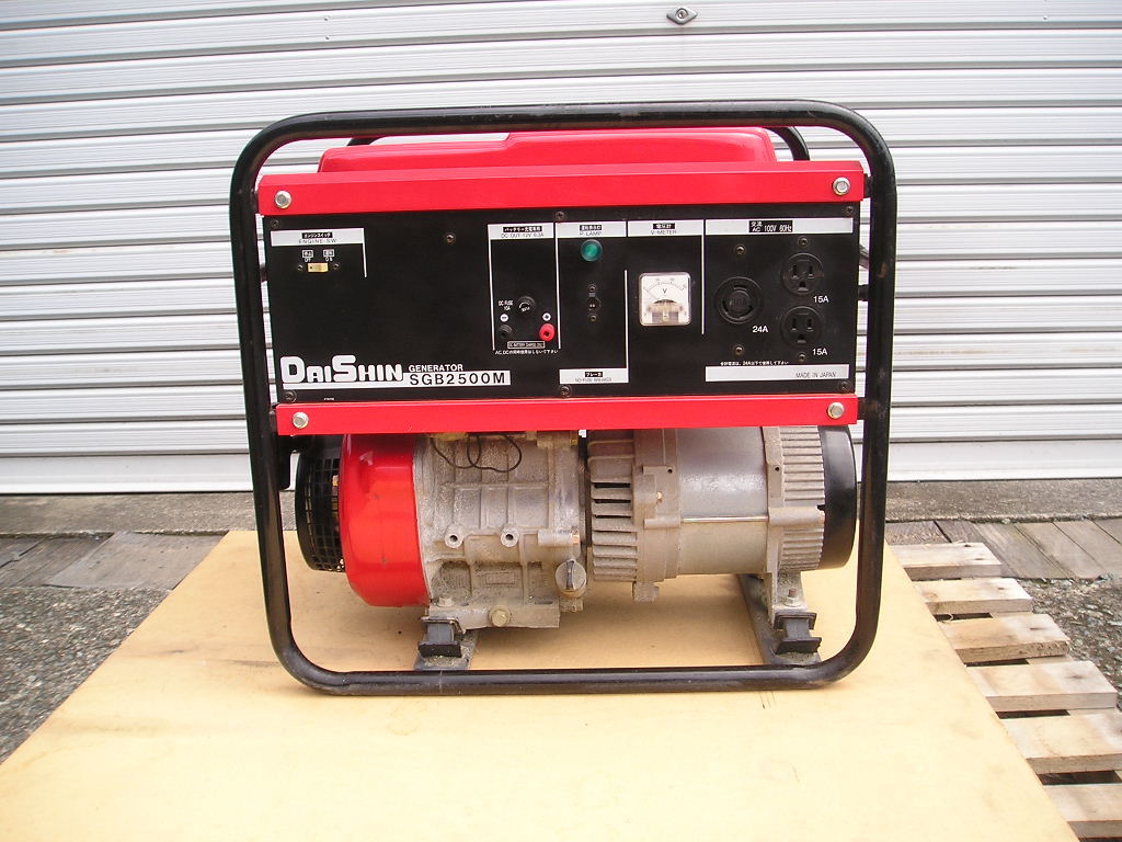 ダイシン DAISHIN SGB2500M 実動 発電良好(検索)非常時 緊急時 ダイシン DAISHIN SGB2500M 実動 発電良好(検索)非常時 緊急時