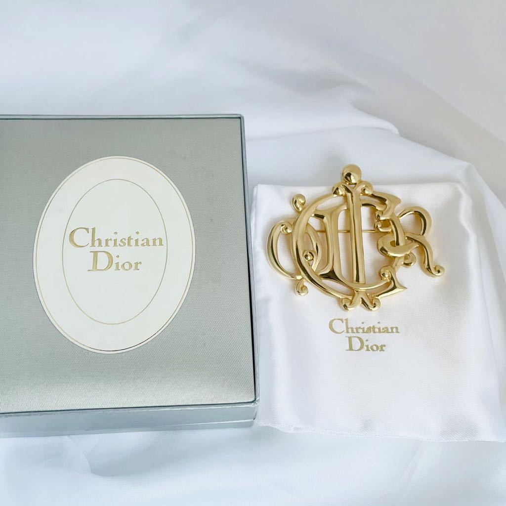 ☆希少☆箱付き☆クリスチャンディオール Christian Dior エンブレム