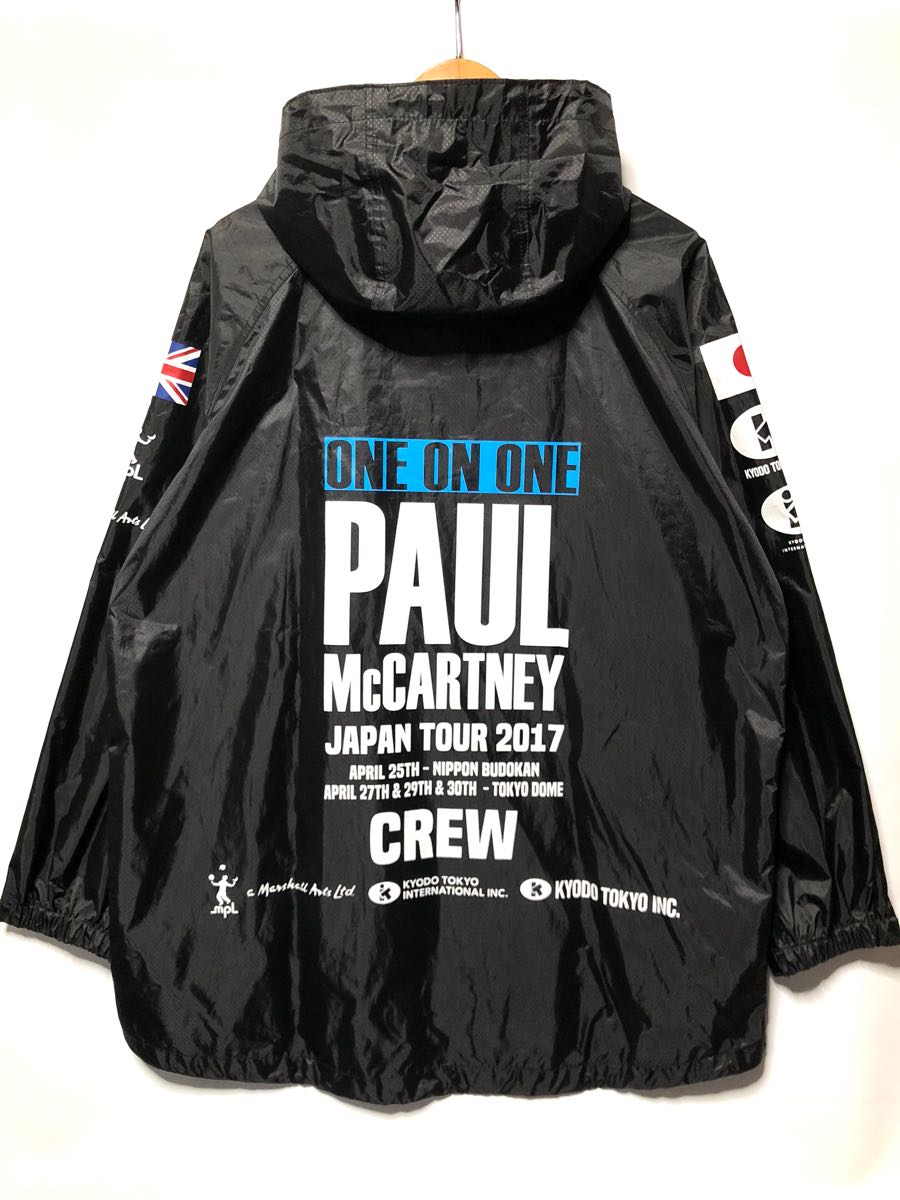 Paul McCartney/ポール・マッカートニー/ONE ON ONE JAPAN TOUR 2017/スタッフジャンパー/CREW/ジャケット/L/ブラック/即決 Yahoo!フリマ（旧）