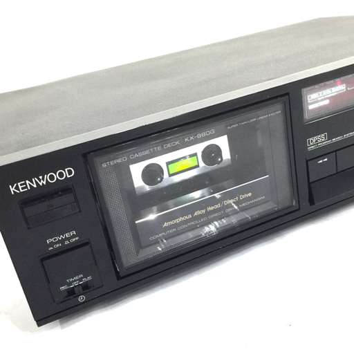 1円 KENWOOD KXG カセットデッキ STEREO CASSETTE DECK オーディオ