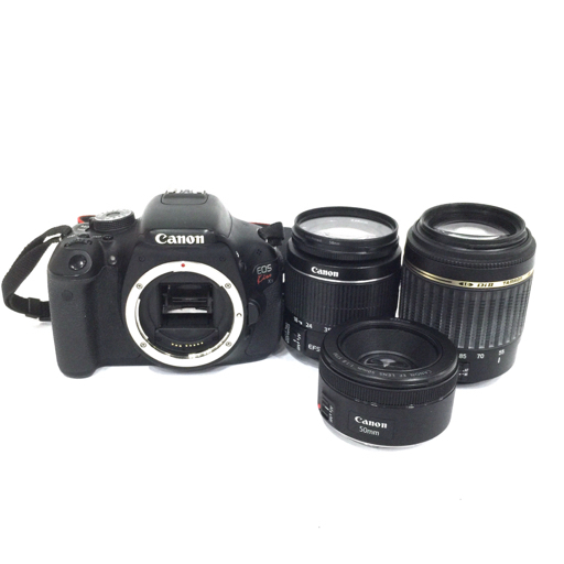 1円 Canon EOS Kiss X5 EF LENS 50mm 1:1.8 STM 含む デジタル一眼レフ