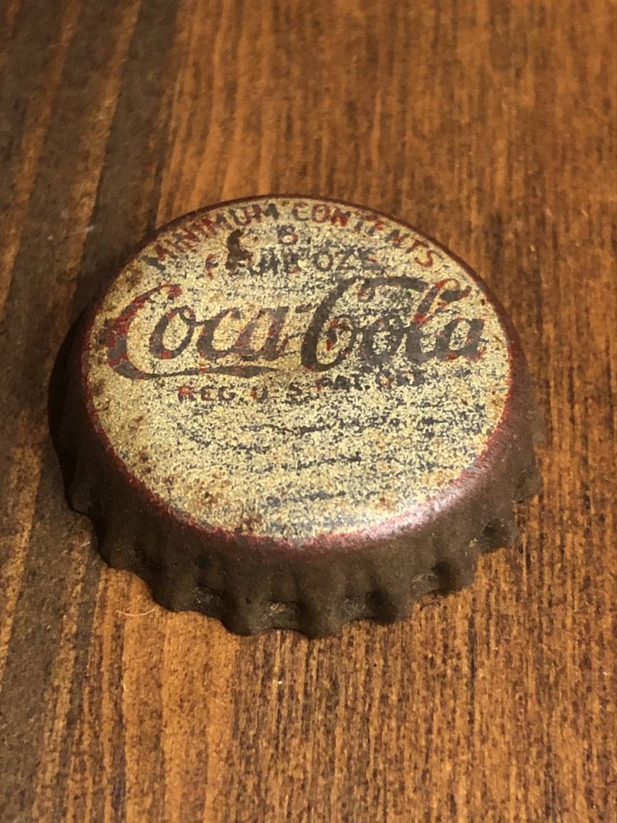 超希少 1920年代アメリカ製 コカ・コーラ 使用済み 王冠 栓 クラウンボトルキャップ 本物 ビンテージ