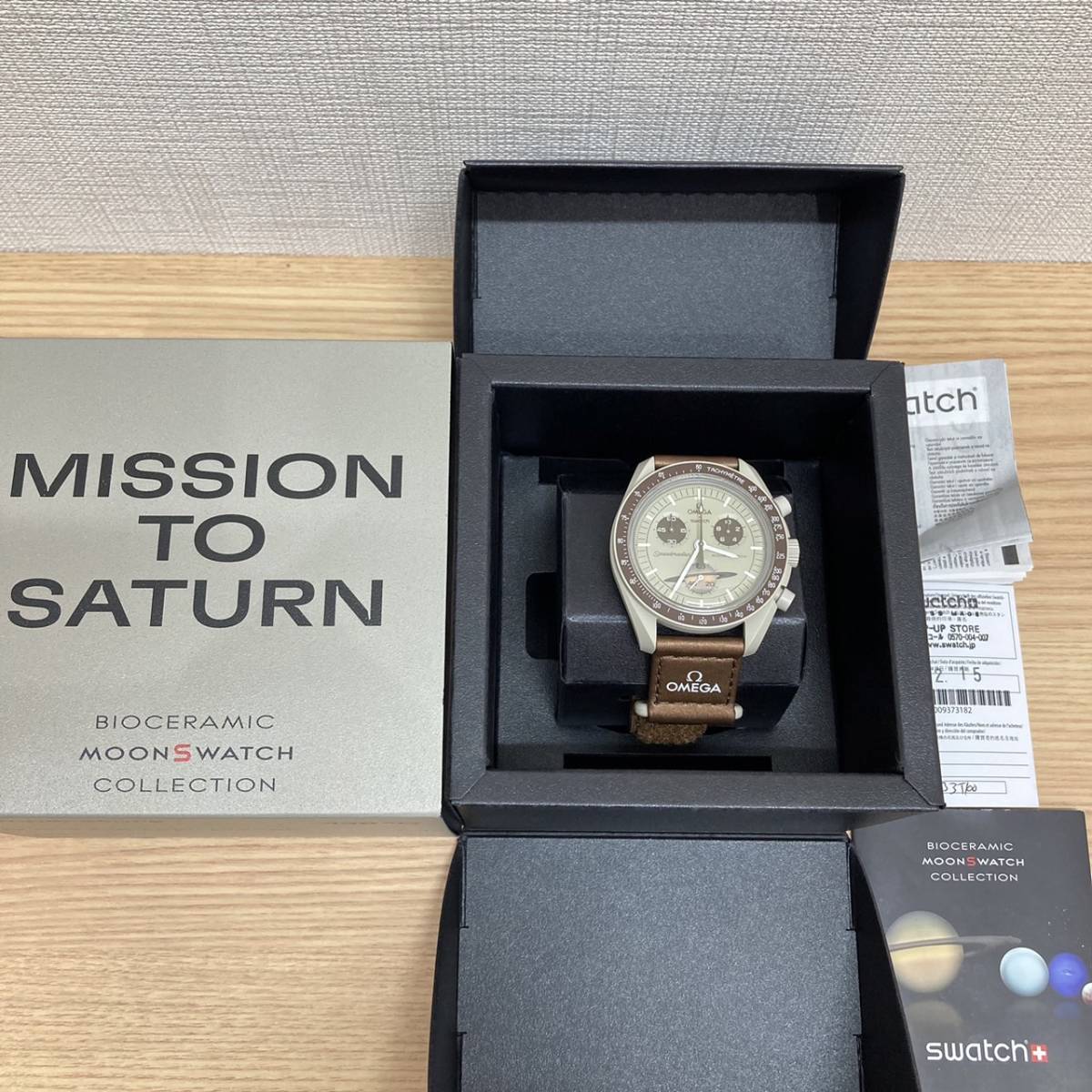 未使用 OMEGA×Swatch オメガ×スウォッチ MISSION TO SATURN ミッション