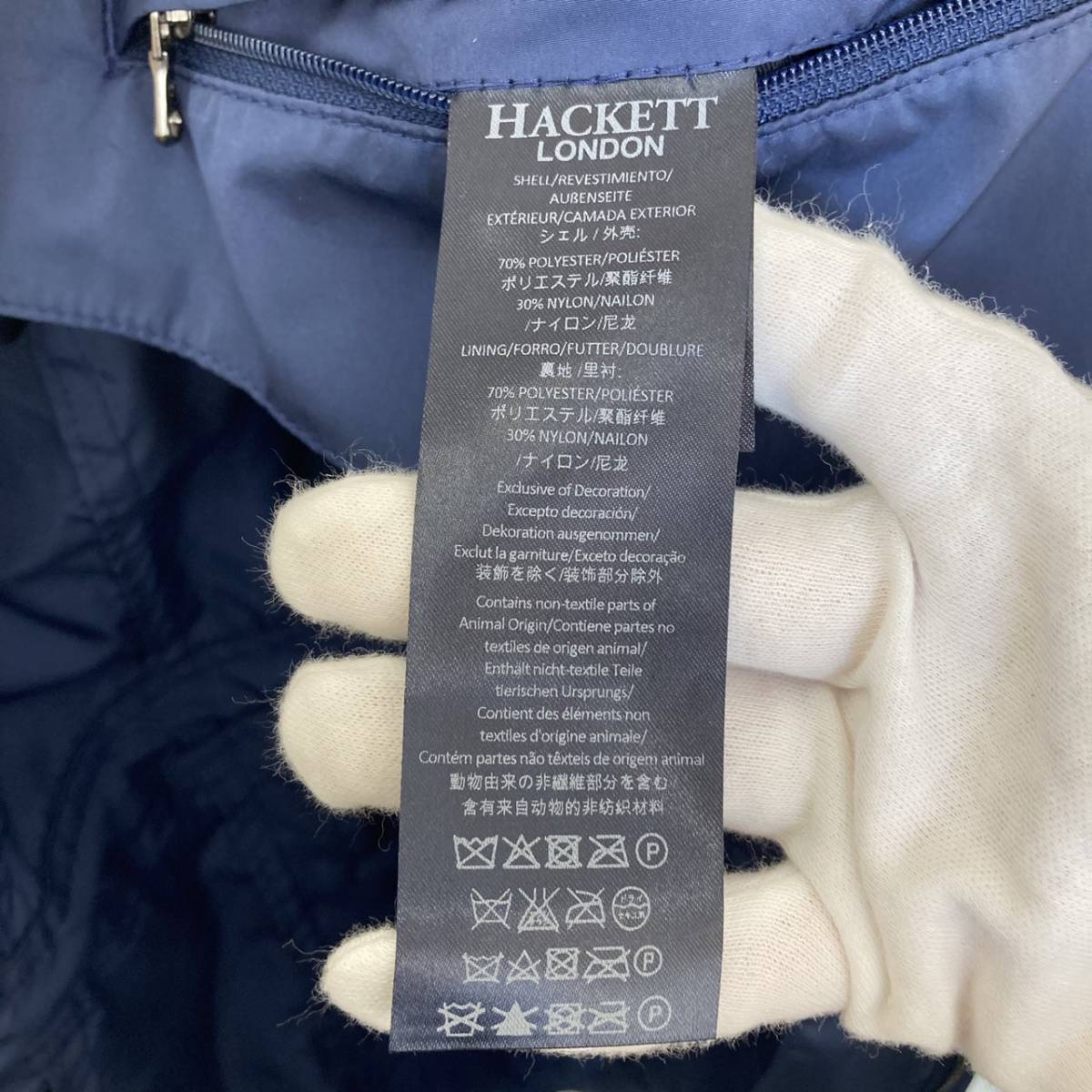 HACKETT　ハケット　M-65　ジャケット　ブルー　ネイビー　M_画像5