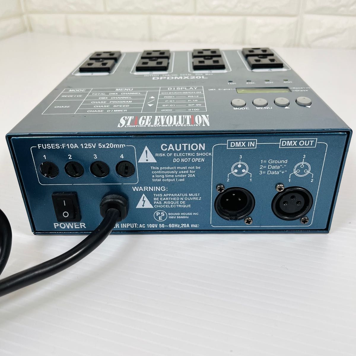 良品】 STAGE EVOLUTION 調光ユニット DPDMX20L 照明 ステージ 良品】 STAGE EVOLUTION 調光ユニット DPDMX20L 照明 ステージ