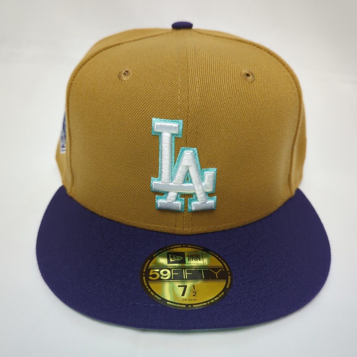 新品 海外限定 ベージュ LA ティファニーカラー NEWERA 7 1/2