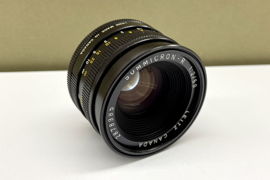 LEITZ CANADA SUMMICRON-R 1:2/50laitsuLEICA/ Leica camera lens present condition goods Sapporo city hand . district 