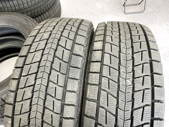 DUNLOP WINTER MAXX SJ8＋ 2022年（13週）2019年（33週）225/60R18 100Q スタッドレスタイヤ 4本 ダンロップ ウィンターマックス 札幌市_画像2