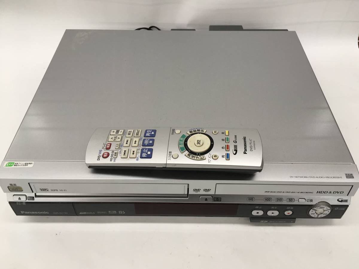 ジャンク品 パナソニック Panasonic DVDレコーダー 200GB HDD内蔵VHS