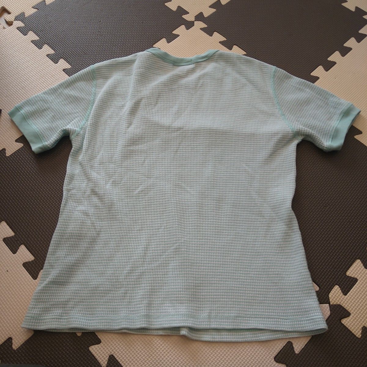 ビームスハート　 半袖Tシャツ　ワッフル素材