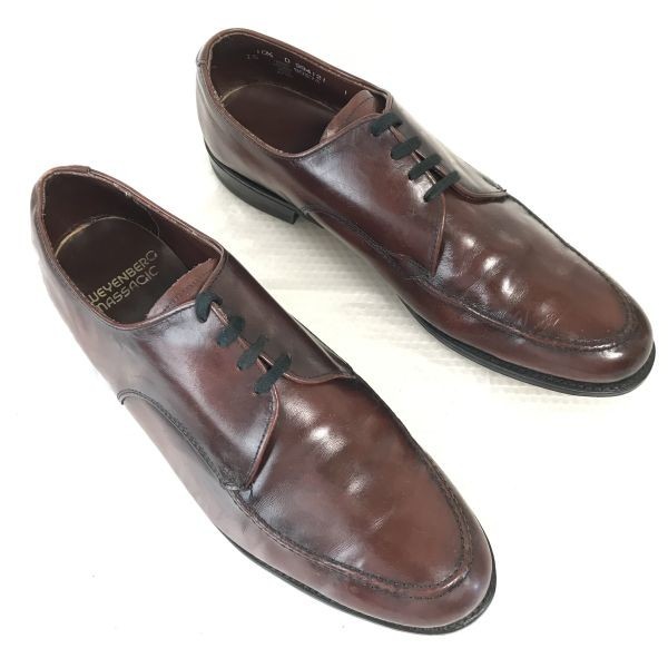 USA70s-80s?Vintage☆ウェインバーグ/weyenberg massagic☆本革/グッドイヤー製法/Uチップ【10.5D/28.0/茶/BROWN】dress shoes◇cF-161