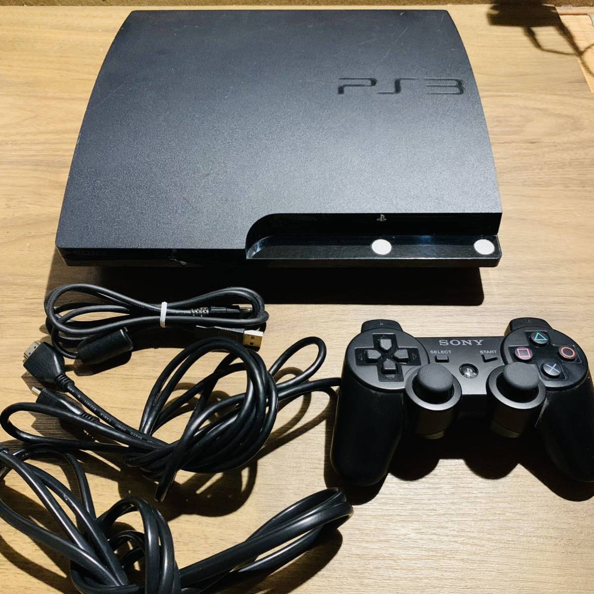 動作確認済 SONY ソニー PS3 2000 本体 CECH-2000a プレイステーション3 PlayStation3 ブラック_画像1