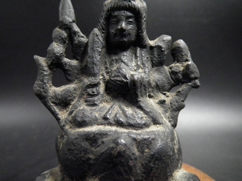 古銅八臂辨財天像仏像神像弁才天辯才天辨財天鋳仏七福神弁才天信仰古仏