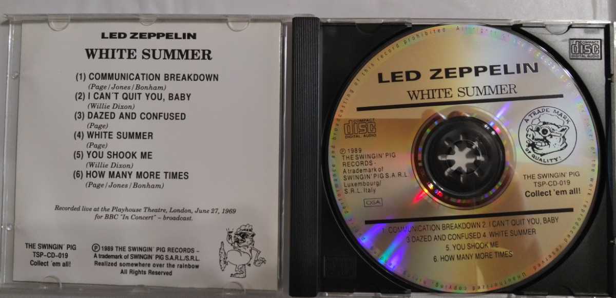 ＬＥＤ ＺＥＰＰＥＬＩＮ　ＣＤアルバム「ＷＨＩＴＥ ＳＵＭＭＥＲ」レッド・ツェッペリン_画像2