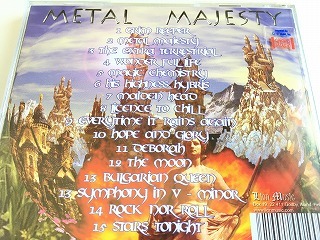 METAL MAJESTY/メタル・マジェスティ CD「THIS IS NOT A DRILL」輸入盤・美品/VALENSIA/ヴァレンシア/日本盤に+4曲、全15曲収録_画像4