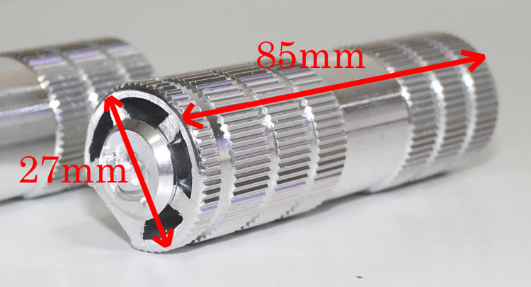 国内発送 HONDA ホンダ スーパーカブ c50 c100 c65 c70 アルミ ステップ：汎用（長さ：85mm：直径27mm）４個セット_画像8