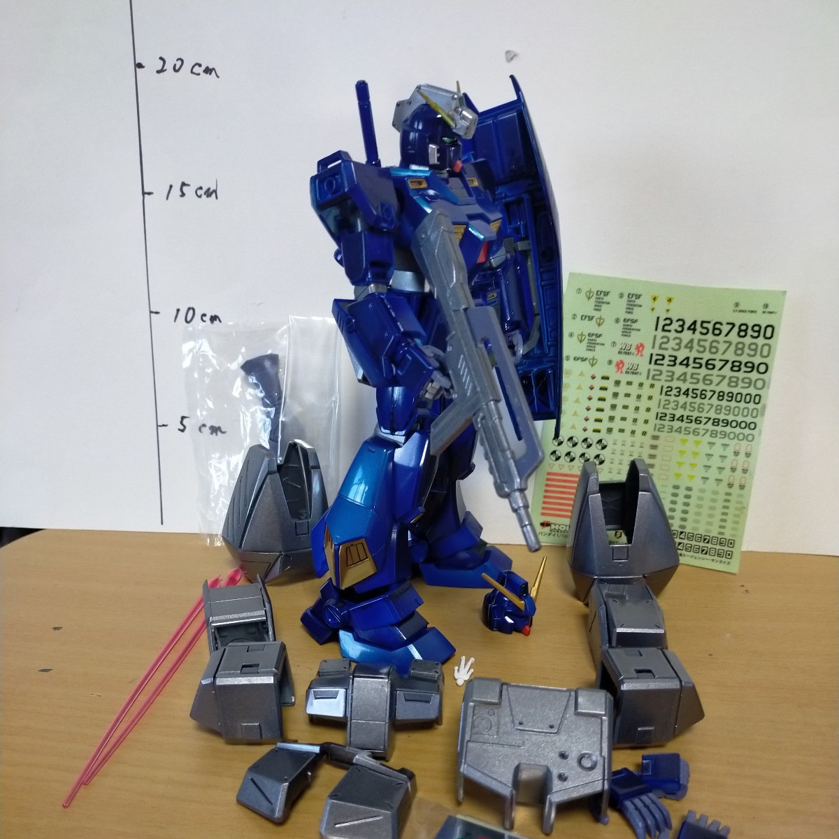 初売り 福袋 MG 1/100 ガンダム NT-1 アレックス ティターンズカラー 塗装 完成品