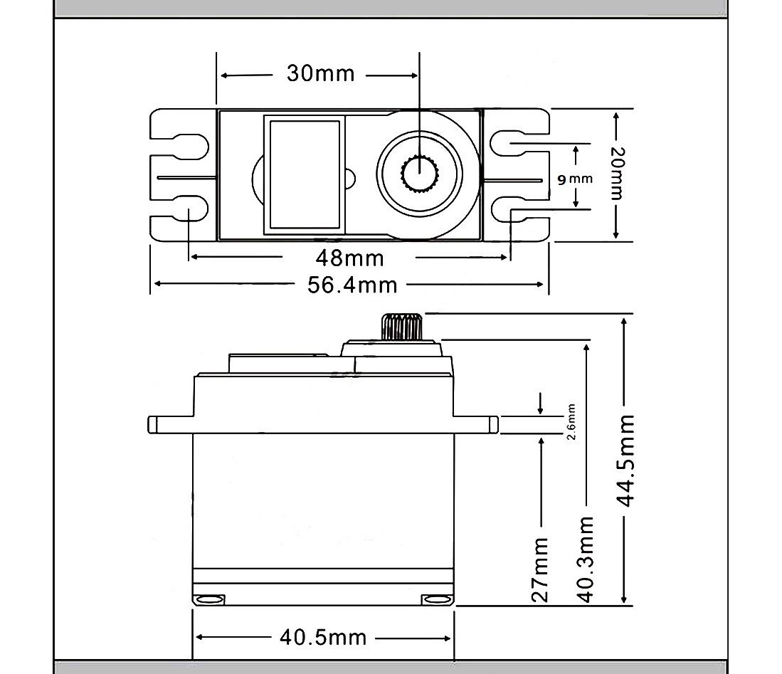 ★ JX PDI-4806HB ステアリング デジタルサーボ (3個セット) 6.21kg / 0.12sec / 46g 1/10 RCカーなどに 最新ロット_画像5