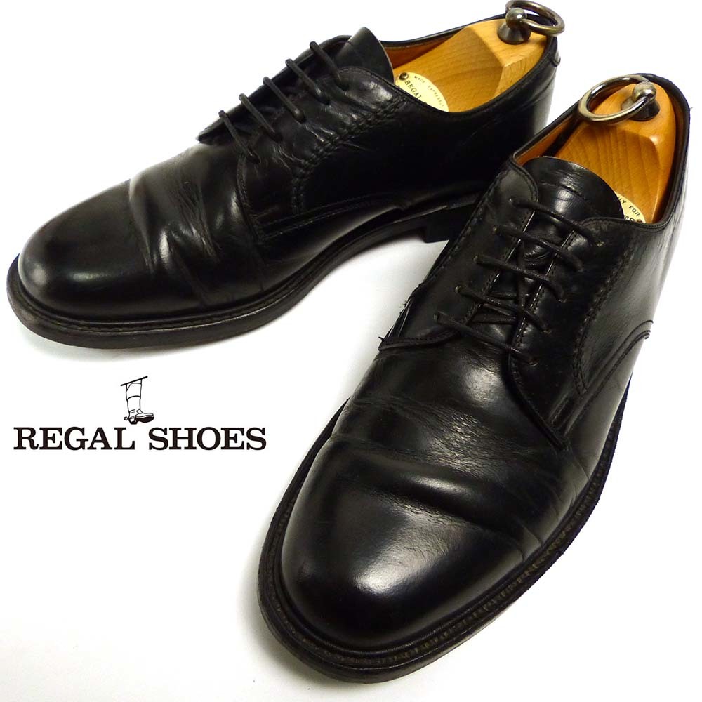 トップ REGAL プレーントゥシューズ 24(24cm相当)(メンズ)【中古】8i-1-072 2504 リーガル / 24.0cm以下 トップ REGAL プレーントゥシューズ 24(24cm相当)(メンズ)【中古】8i-1-072 2504 リーガル / 24.0cm以下
