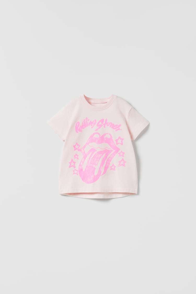 魅惑のバンドT特集! 新品『ZARA(ザラ) × THE ROLLING STONES(ザ・ローリング・ストーンズ)』キッズ(女の子) 半袖Tシャツ 9-12M(80cm)_画像2