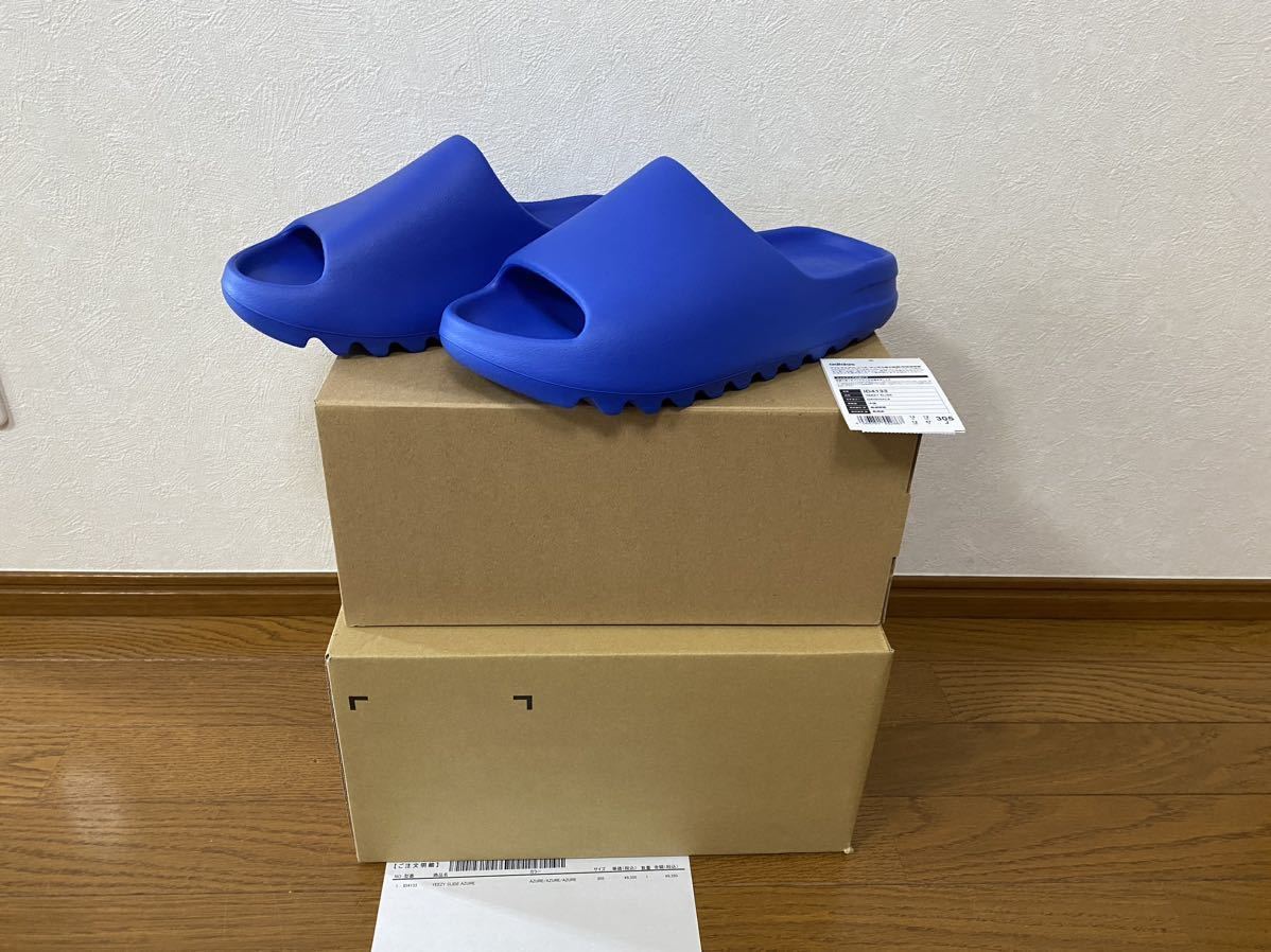 ★新品★ 30.5cm adidas YEEZY SLIDE AZURE US12 ID4133 アディダス イージー スライド サンダル アズール adidas yeezy boost 350_画像1