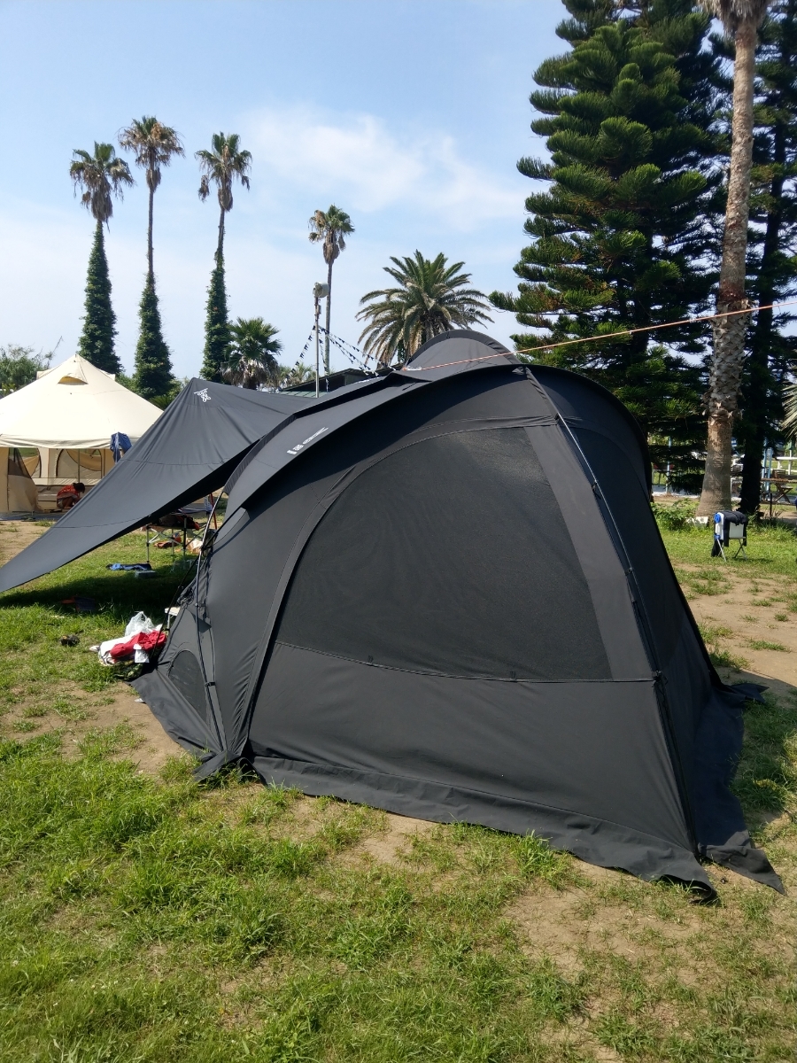 DOD火基地帳篷奶酪篷佈設置黑色    原文:DOD ファイヤーベース テント チーズタープセット ブラック