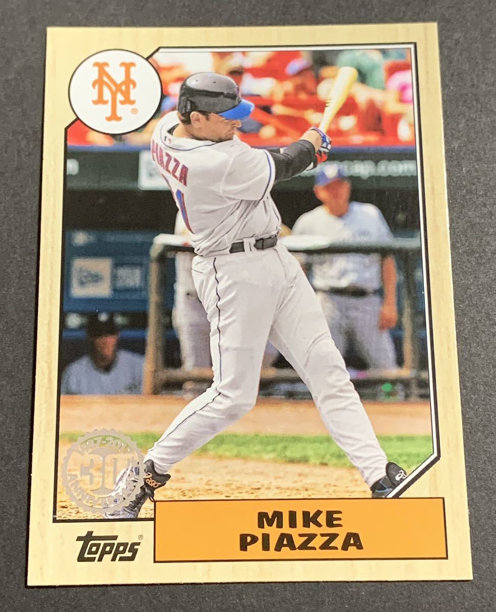 2017 Topps 30th Anniversary Mike Piazza 87-57 Mets MLB マイク・ピアザ　インサート　トップス　メッツ_画像1