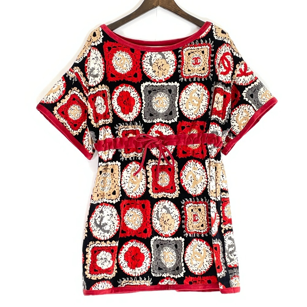 美品/国内正規/ CHANEL シャネルスポーツ 09P P35852V25846 ココマーク
