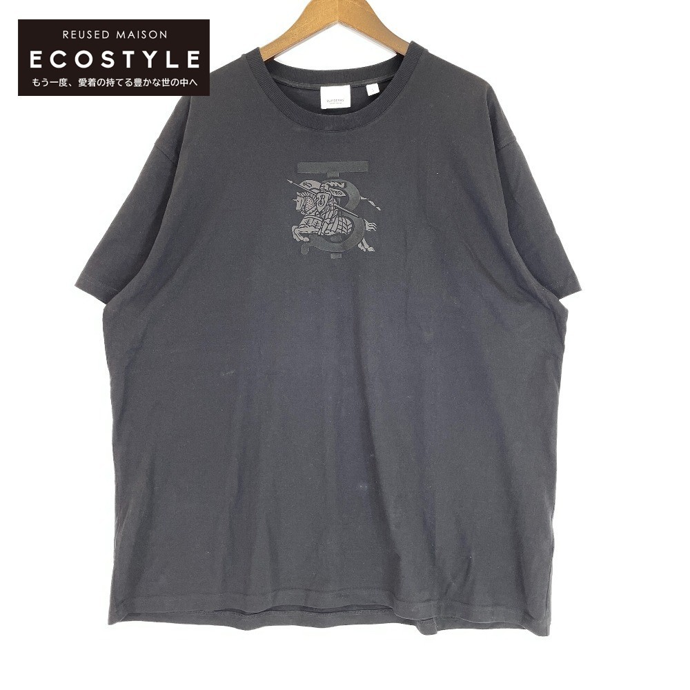 【好評にて期間延長】 バーバリー BURBERRY 8069762 中古 メンズ コットン トップス L ブラック ロゴTシャツ ブラック トップス 【好評にて期間延長】 バーバリー BURBERRY 8069762 中古 メンズ コットン トップス L ブラック ロゴTシャツ ブラック トップス