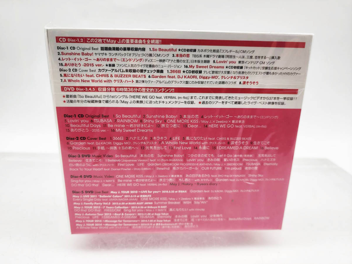 ★ K2 A R50330 新品 May J. W BEST -Original ＆ Covers- 初回限定(CD2枚組+DVD3枚組) 立体スリーヴジャケット仕様 ★の画像2