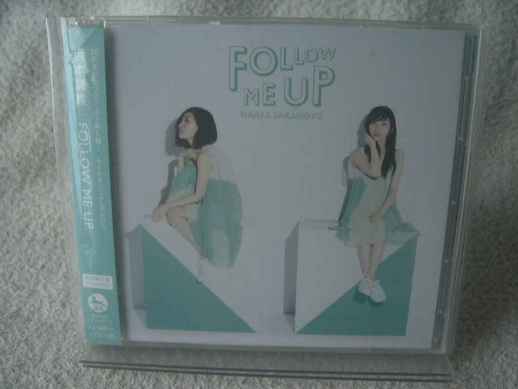 ★ 坂本真綾 【FOLLOW ME UP】 CD+DVD VTZL-120_画像1