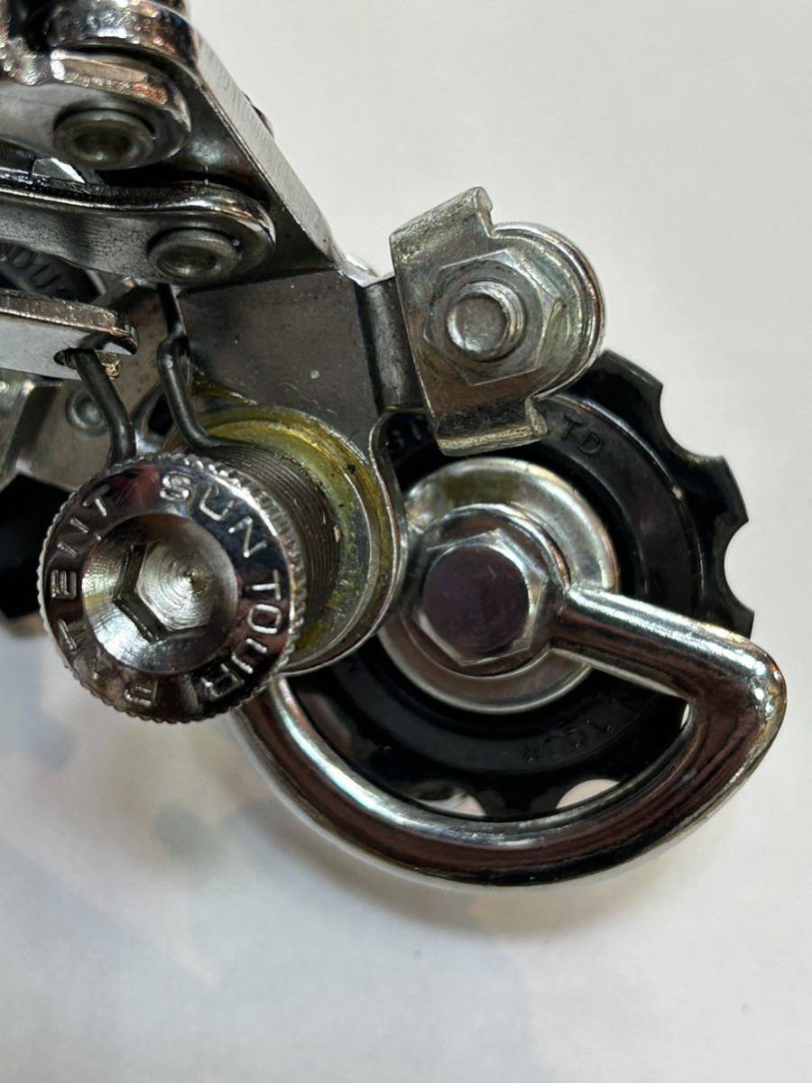 美品 ビンテージ リアディレイラー サンツアー スキッター vintage suntour skitter derailleurヴィンテージ_画像8