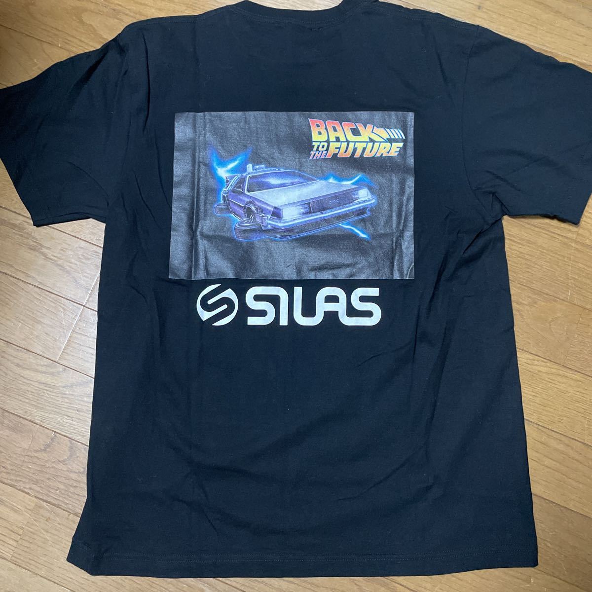 サイラス SILAS メンズ バックトゥザフューチャー Tシャツ 映画　デロリアン　オフィシャル　コラボ　BACK TO THE FUTURE_画像1