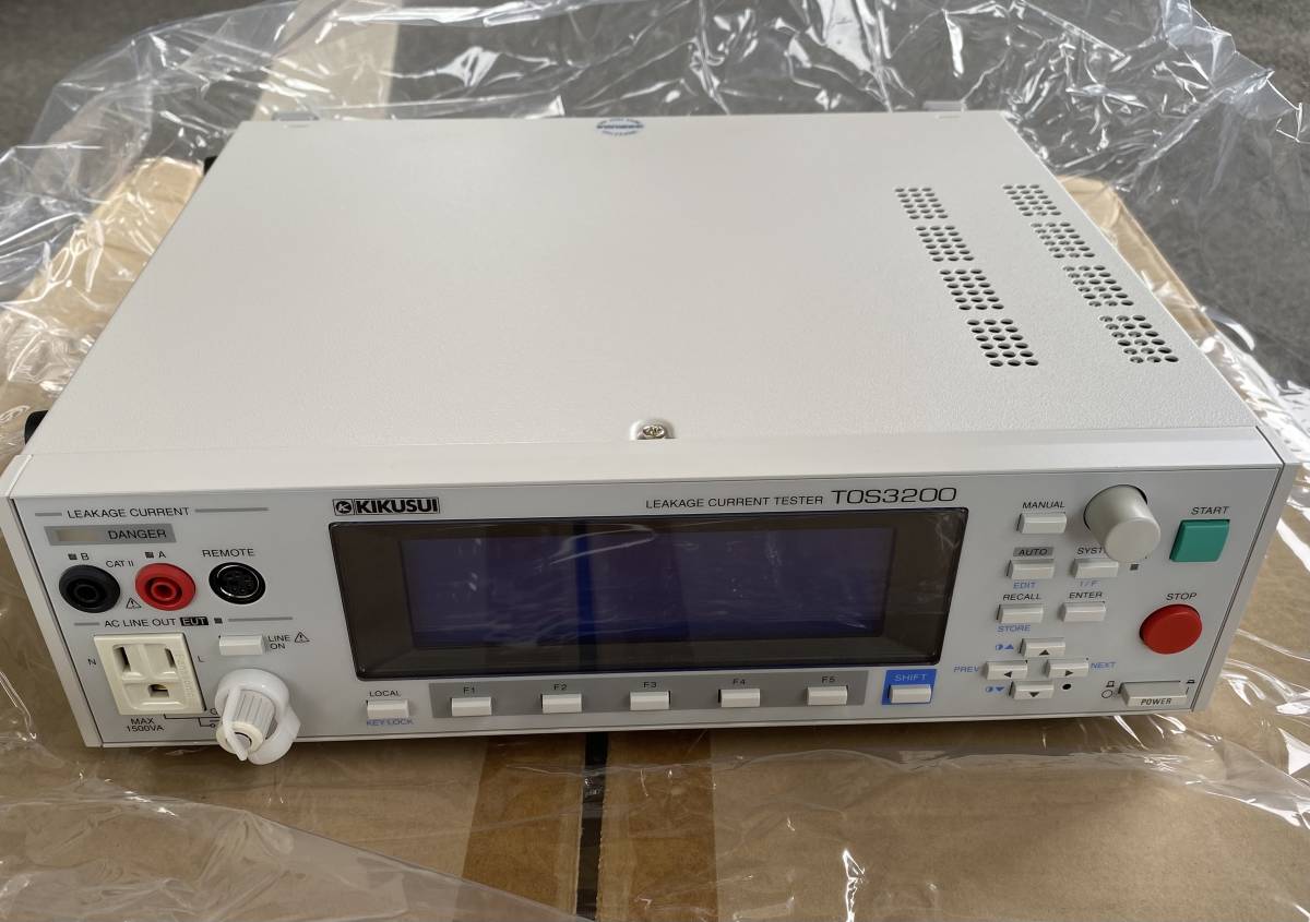 【送料無料】漏洩電流試験器　KIKUSUI　TOS3200　1台　未使用品