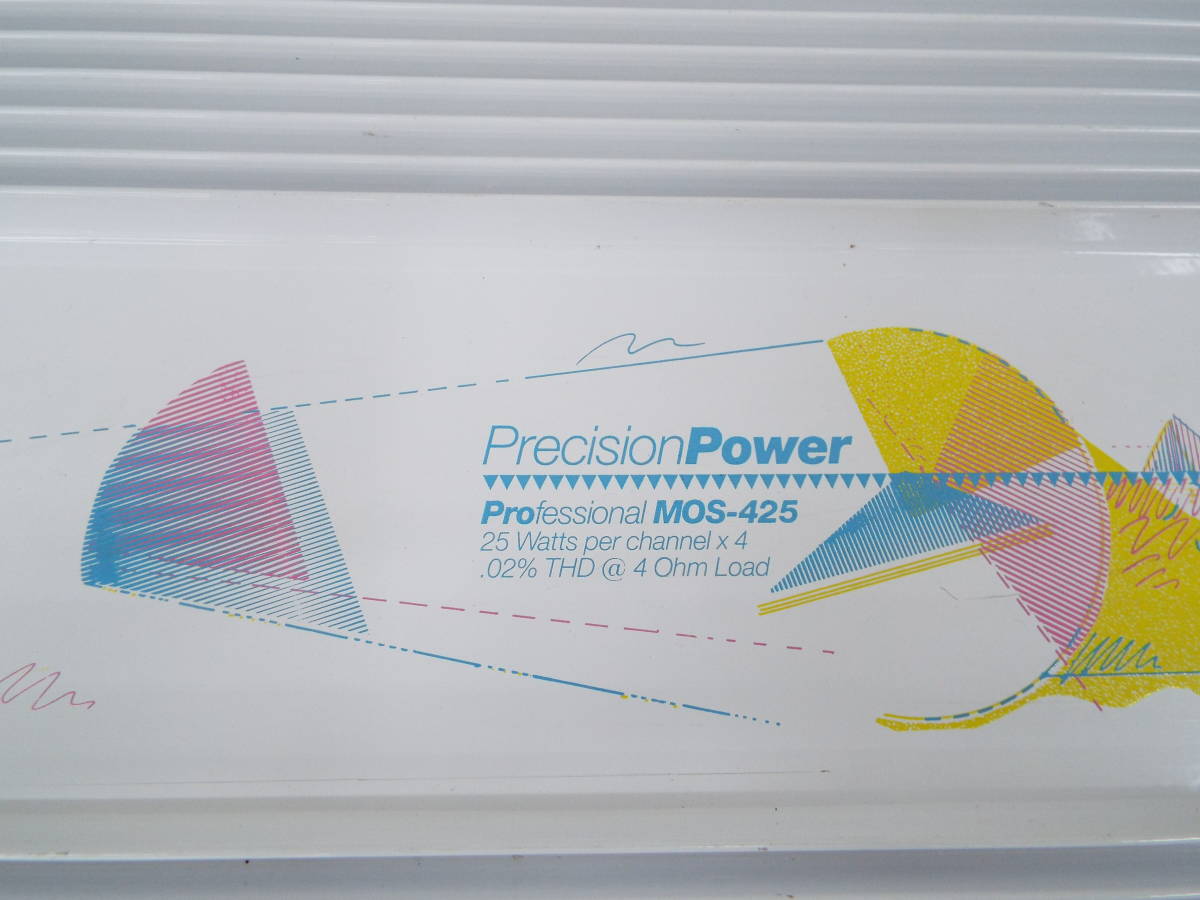 used Precision Power Precision power AMP PRO MOS-425 25×4
