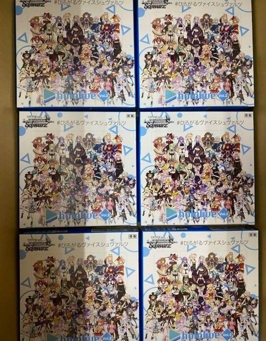 6box ホロライブ hololive Vol 2 ヴァイスシュヴァルツ シュリンク