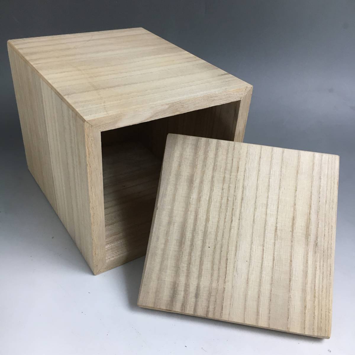 超人気新品 無地木箱 空箱 美術品保存箱 まとめて3点 茶碗 用心箱