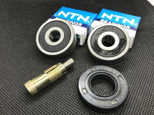 YAMAHA Taiwan Majesty 125 5CA сделано в Японии NTN переднее колесо подшипник замена комплект вытащенный инструмент & работа порядок информация оригинальный пыльник ko Maje 