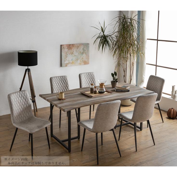 新品 一枚板風 なぐり入 デザイン ダイニングテーブル 180㎝サイズ 厚み30㎜/新生活 新築 新居 引越 アイアン脚/3サイズ 3色対応/送料無料_180㎝サイズ テーブル　一枚板風デザイン