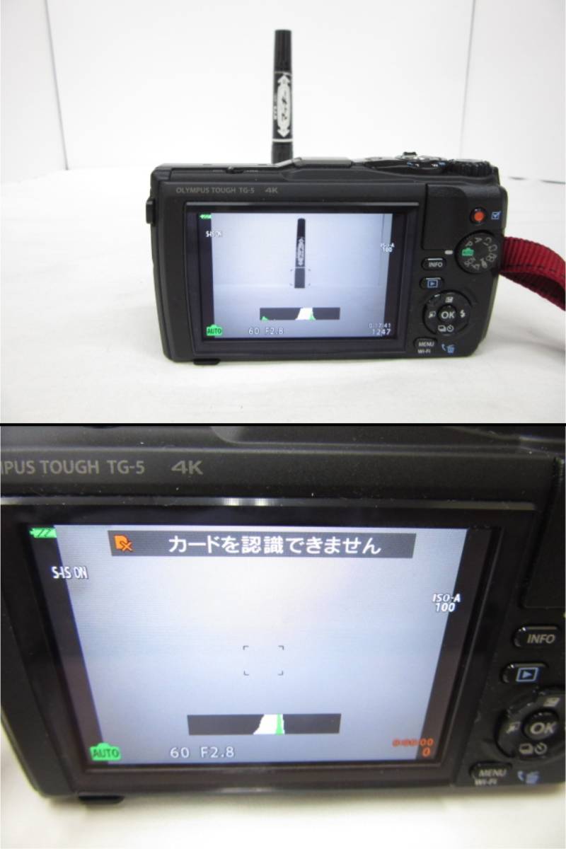 7D128EZ◎OLYMPUS オリンパス TOUGH TG-5 4K GPS WiFi コンパクト