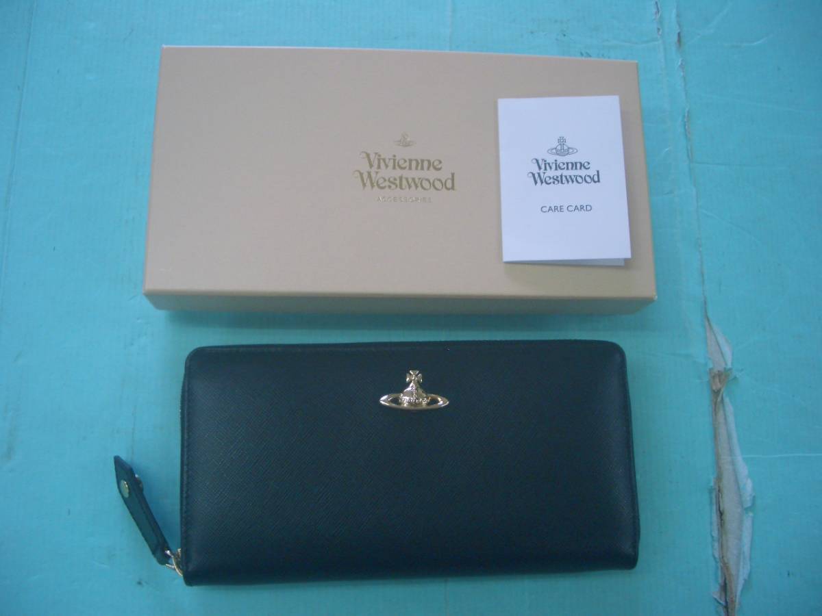 C3169-185♪【60】Vivienne Westwood ラウンドファスナー長財布_画像1