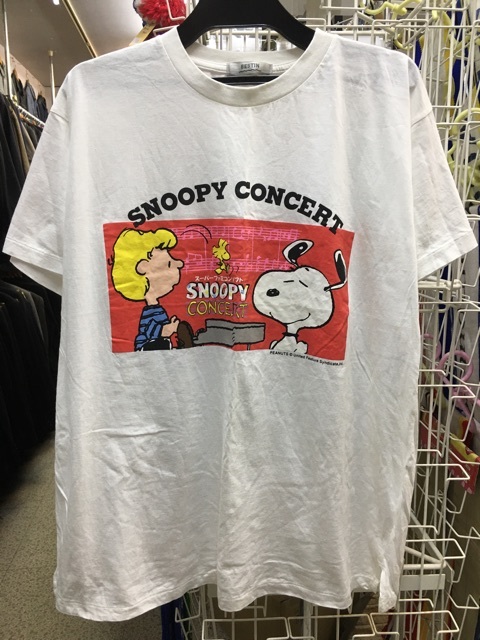 【汚れあり】スヌーピーコンサート SNOOPY CONCERT スーパーファミコン Tシャツ SFC 白 L【ネコポス可能】_画像2