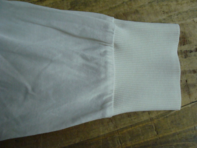 [ use impression a little over .]Christian Dior SPORTS Christian Dior sport long sleeve pull over shirt white (L)