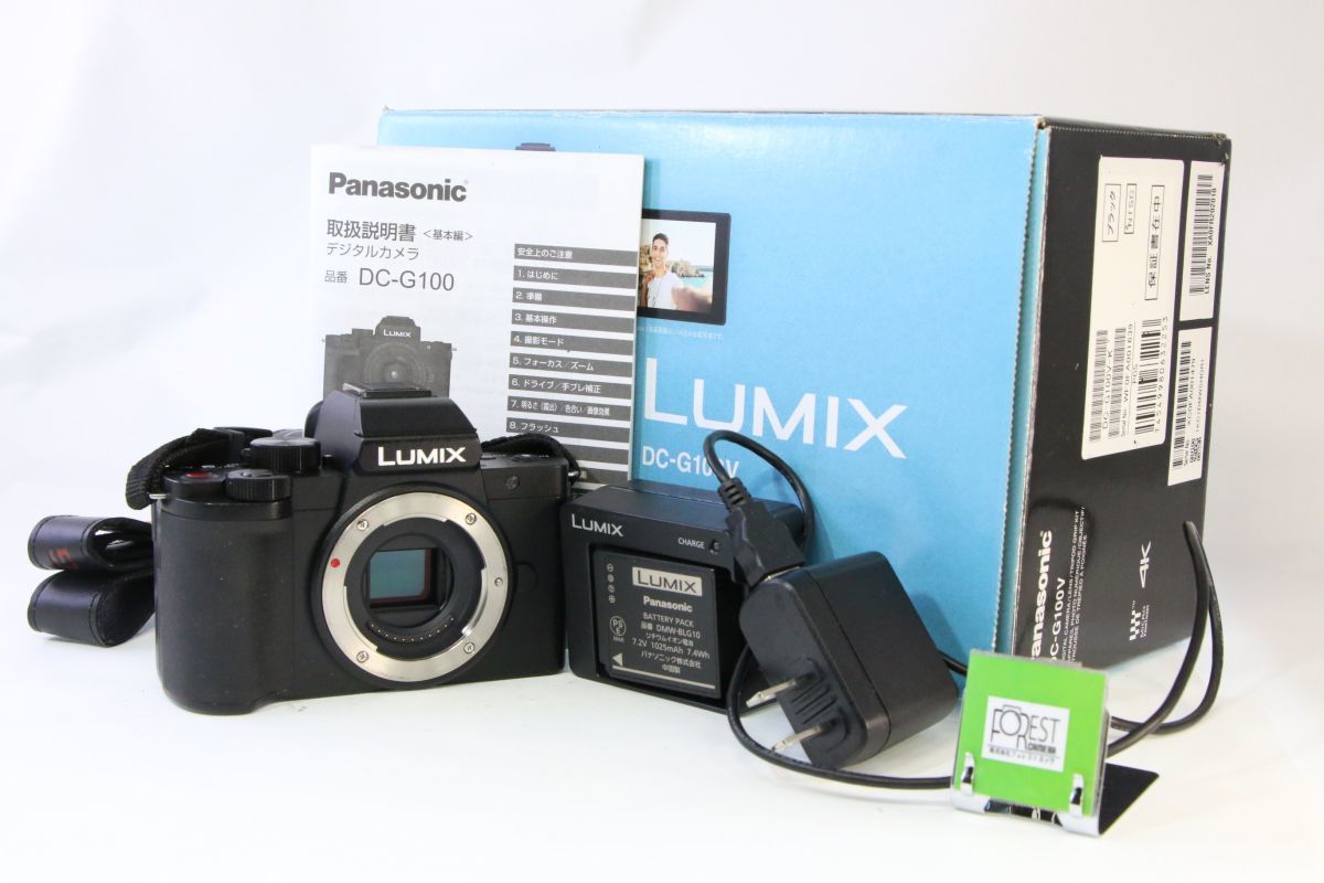 【同梱歓迎】【動作保証・点検済】良品■パナソニック PANASONIC LUMIX DC-G100V■バッテリー・チャージャー付き■8954